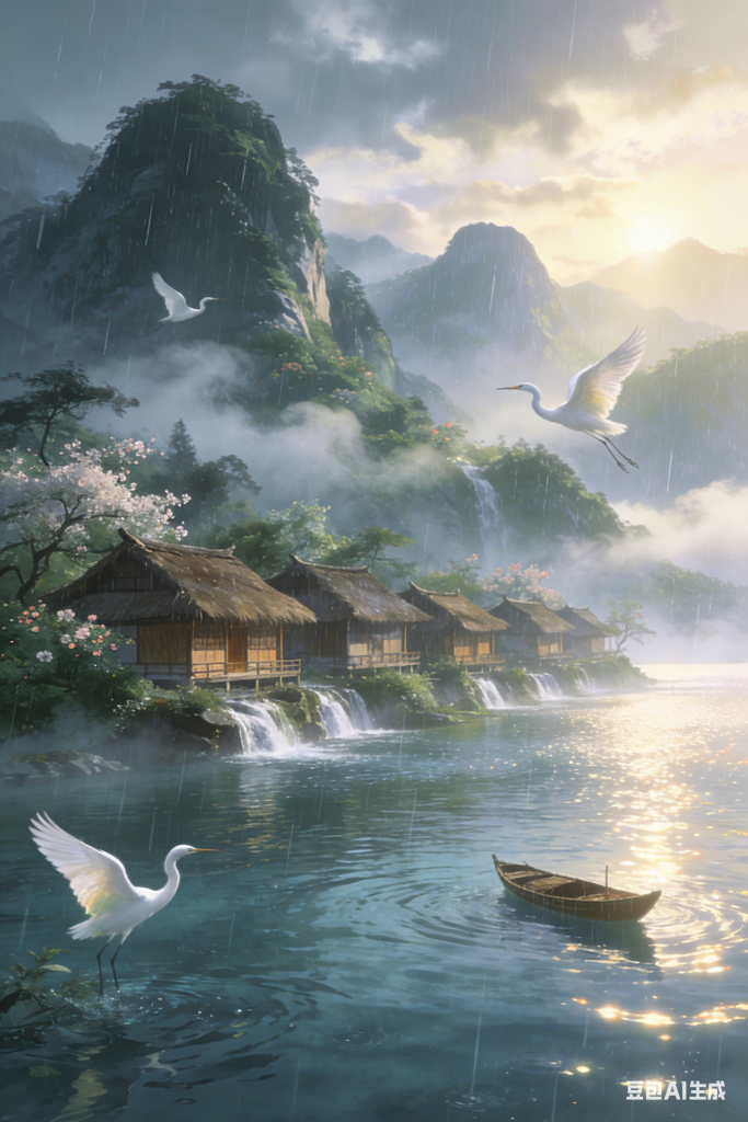 古风风景系列AI绘画提示词-抖微AI