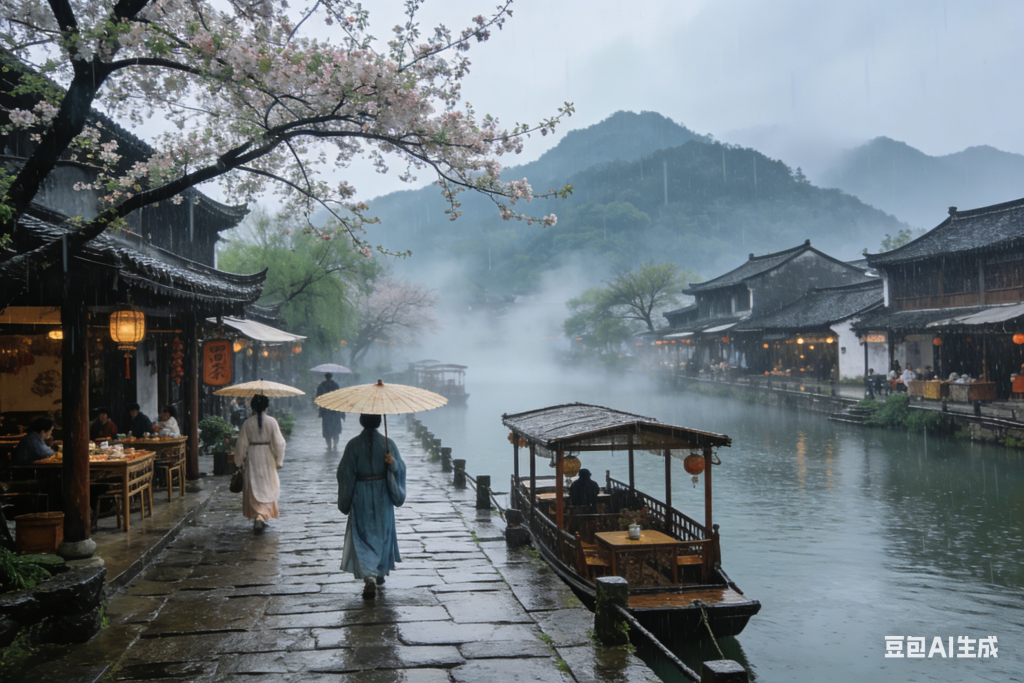 图片[3]-古风风景系列AI绘画提示词-抖微AI